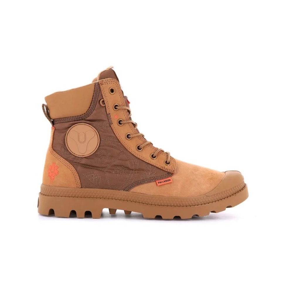 Palladium Unisex Pampa X Destiny WPN Waterproof Nylon Leather Boot